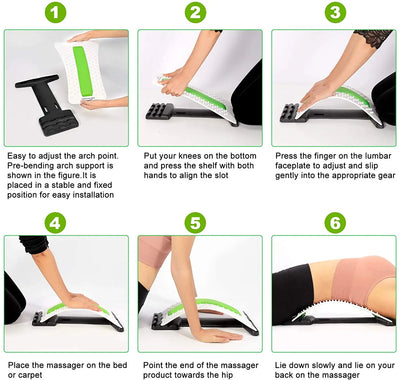 Back Massager Stretcher Lower and Upper