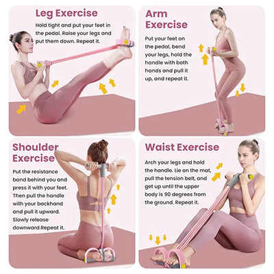 Resistance Bands Yoga Pedal Puller Resistance