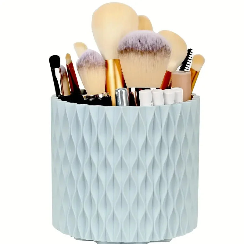 360° Rotating  Slot Makeup Brushes Holder