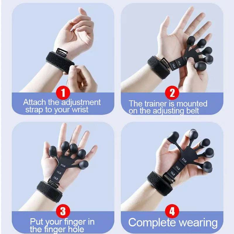 Silicone Grip Training and Exercise Finger