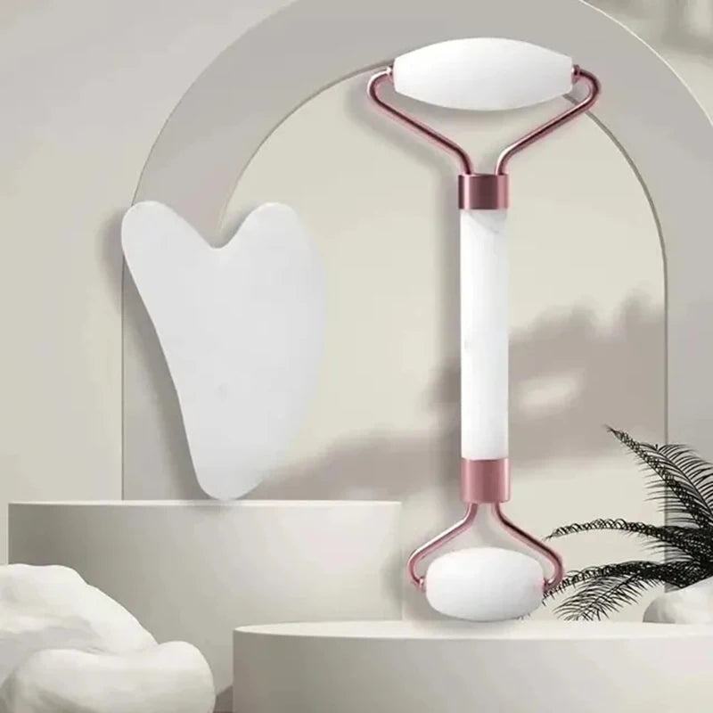 Face And Neck Massager Resin Roller Beauty